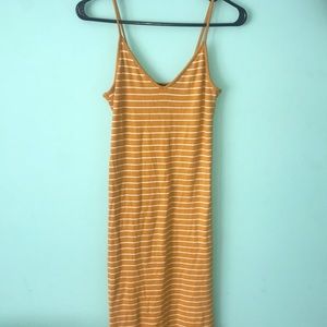 Striped Sundress with Slit